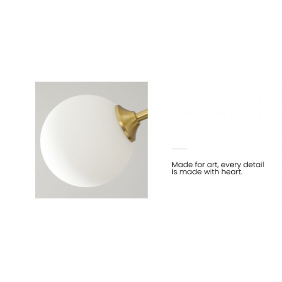 Modern Glass Ball Led Ceiling Chandelier Black Gold for Bedroom Living Dining Room Table Pendant Lamp Lusters Luminaire Lighting